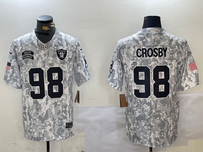Nike Las Vegas Raiders camo Salute To Service jersey
