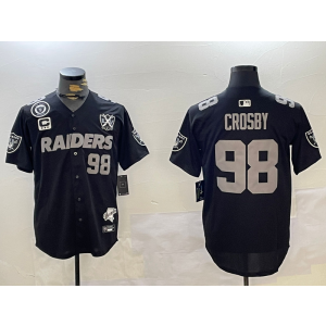 Nike Las Vegas Raiders black Vapor jersey