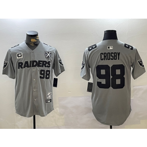 Nike Las Vegas Raiders grey Vapor jersey