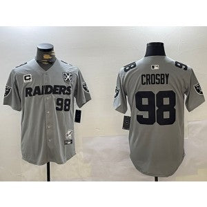 Nike Las Vegas Raiders grey Vapor jersey