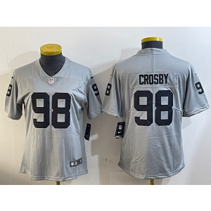 Nike Las Vegas Raiders grey Vapor jersey
