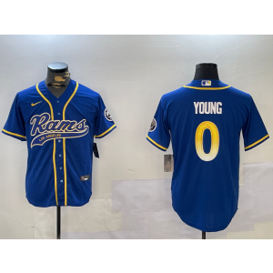 Nike Los Angeles Rams blue Vapor jersey