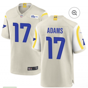 Nike Los Angeles Rams cream Vapor jersey
