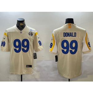 Nike Los Angeles Rams cream Vapor jersey