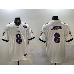 Nike Baltimore Ravens white Vapor jersey