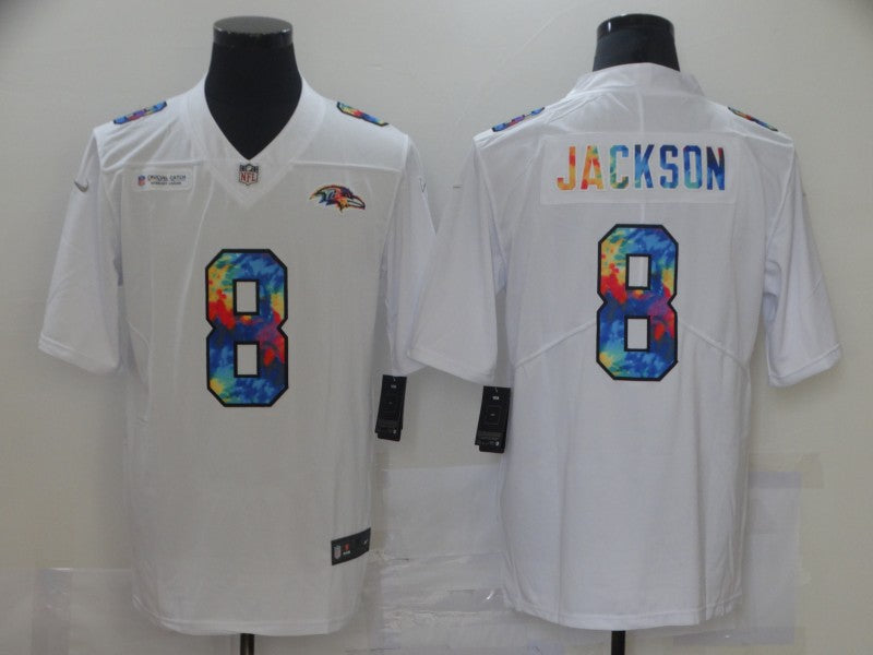 Nike Baltimore Ravens white Vapor jersey