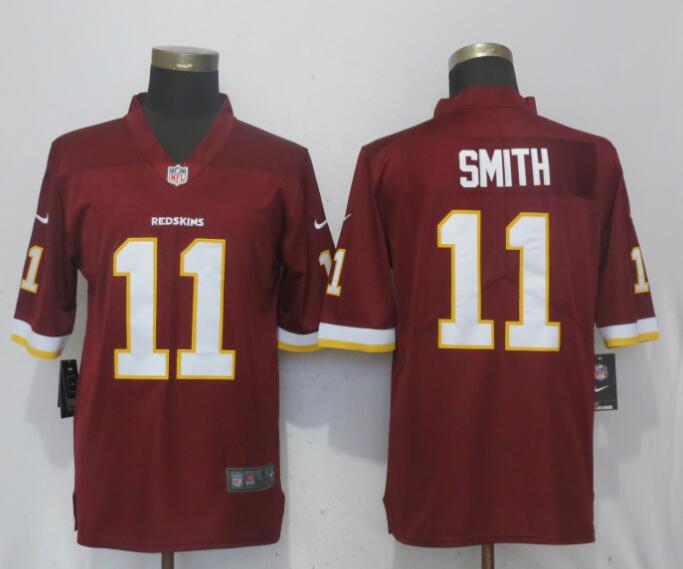 Nike Alex Smith Washington Commanders red Vapor jersey