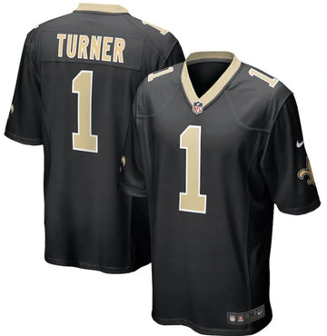 Nike New Orleans Saints black Vapor jersey