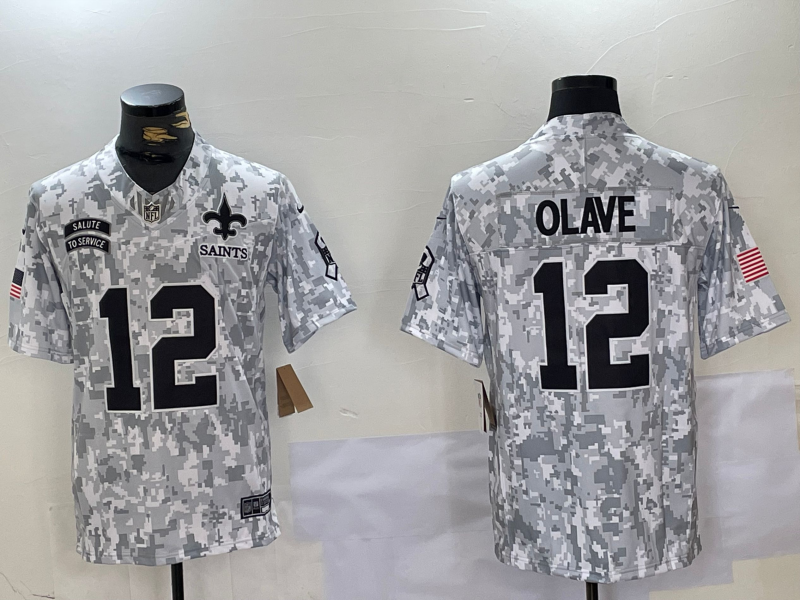 Nike New Orleans Saints camo Salute To Service jersey