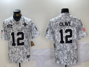 Nike New Orleans Saints camo Salute To Service jersey