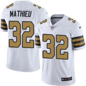 Nike New Orleans Saints white Color Rush jersey