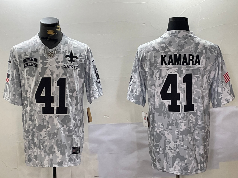 Nike New Orleans Saints camo Salute To Service jersey