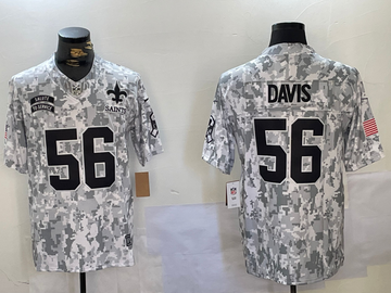 Nike New Orleans Saints camo Salute To Service jersey