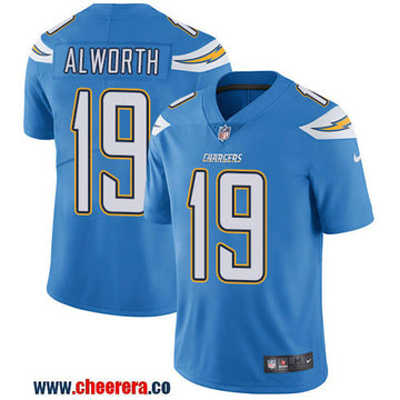 Nike Lance Alworth Los Angeles Chargers blue Vapor jersey
