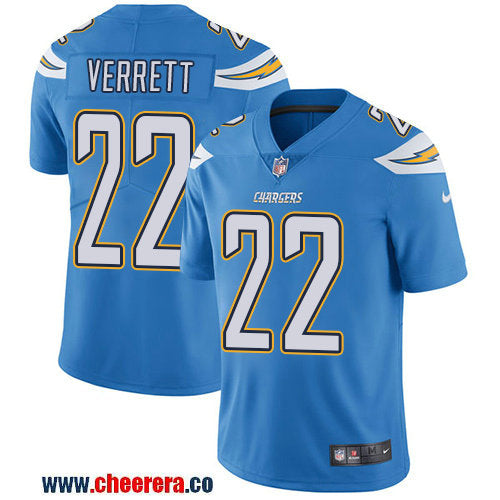 Nike Jason Verrett Los Angeles Chargers blue Vapor jersey
