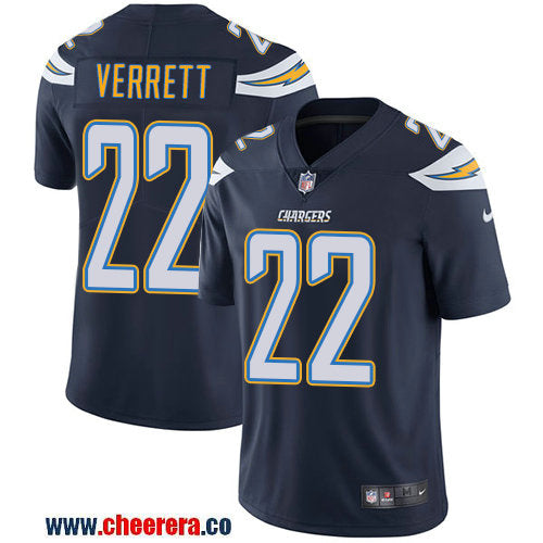 Nike Jason Verrett Los Angeles Chargers navy Vapor jersey