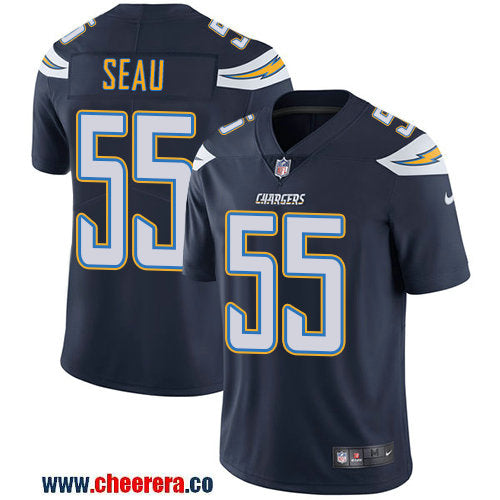 Nike Junior Seau Los Angeles Chargers navy Vapor jersey