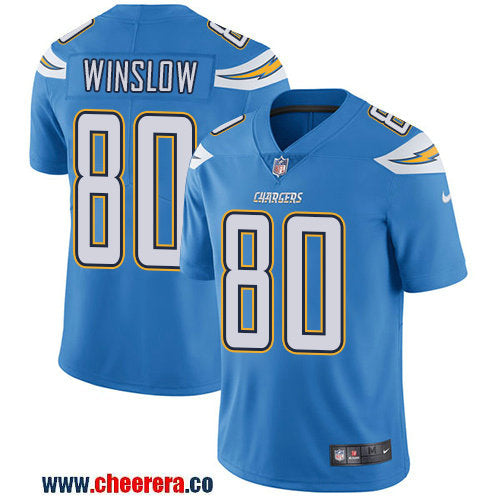 Nike Kellen Winslow Los Angeles Chargers blue Vapor jersey