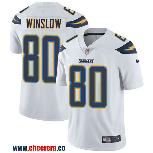 Nike Kellen Winslow Los Angeles Chargers white Vapor jersey