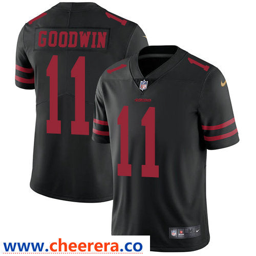 Nike Marquise Goodwin San Francisco 49ers black Vapor jersey
