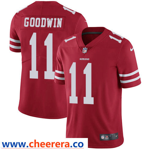Nike Marquise Goodwin San Francisco 49ers red Vapor jersey