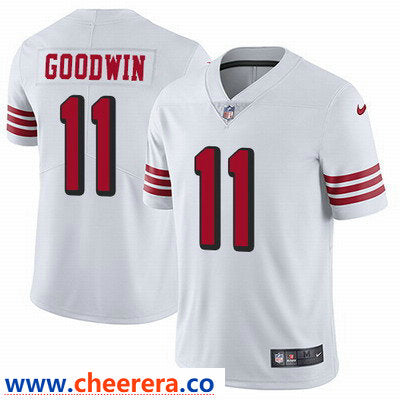 Nike Marquise Goodwin San Francisco 49ers white Vapor jersey