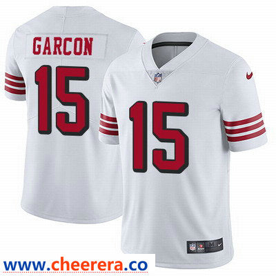 Nike Pierre Garcon San Francisco 49ers white Vapor jersey
