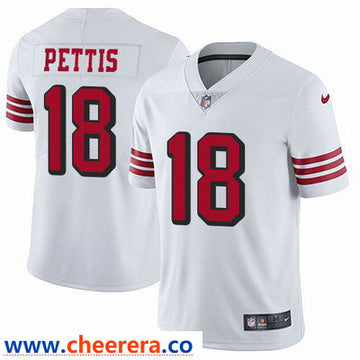 Nike Dante Pettis San Francisco 49ers white Vapor jersey