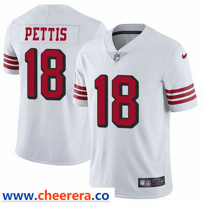 Nike Dante Pettis San Francisco 49ers white Vapor jersey