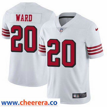 Nike Jimmie Ward San Francisco 49ers white Vapor jersey