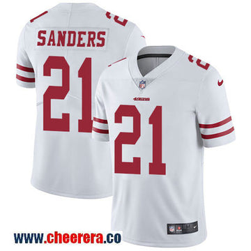 Nike Deion Sanders San Francisco 49ers white Vapor jersey