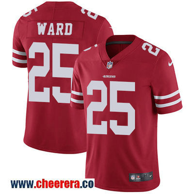 Nike Jimmie Ward San Francisco 49ers red Vapor jersey