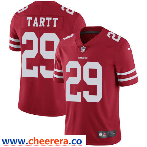 Nike Jaquiski Tartt San Francisco 49ers red Vapor jersey