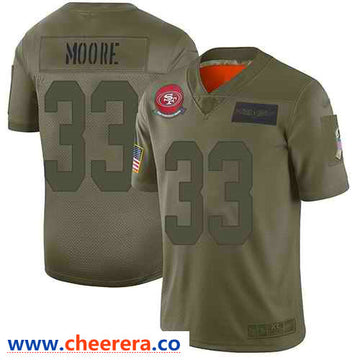 Nike Tarvarius Moore San Francisco 49ers camo Salute To Service jersey