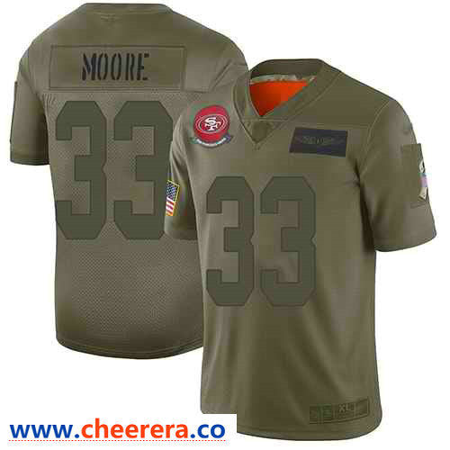 Nike Tarvarius Moore San Francisco 49ers camo Salute To Service jersey