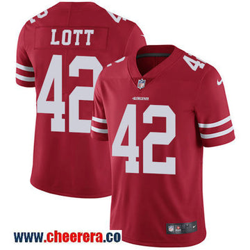 Nike Ronnie Lott San Francisco 49ers red Vapor jersey