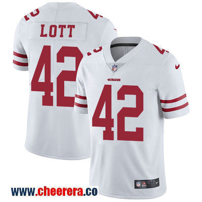 Nike Ronnie Lott San Francisco 49ers white Vapor jersey