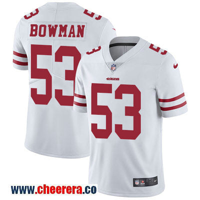 Nike NaVorro Bowman San Francisco 49ers white Vapor jersey