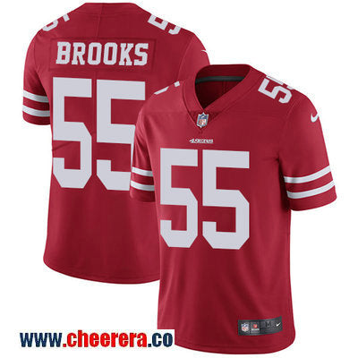 Nike Ahmad Brooks San Francisco 49ers red Vapor jersey