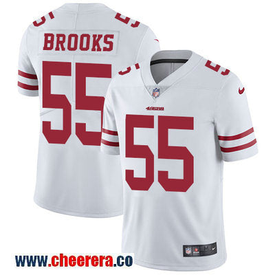 Nike Ahmad Brooks San Francisco 49ers white Vapor jersey