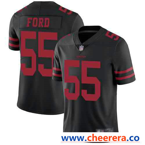 Nike Dee Ford San Francisco 49ers black Vapor jersey