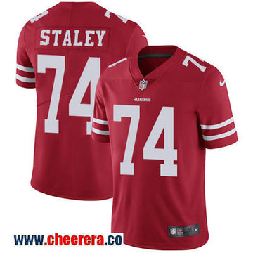 Nike Joe Staley San Francisco 49ers red Vapor jersey