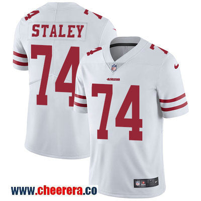 Nike Joe Staley San Francisco 49ers white Vapor jersey