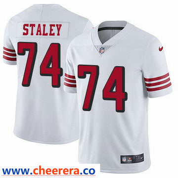 Nike Joe Staley San Francisco 49ers white Vapor jersey
