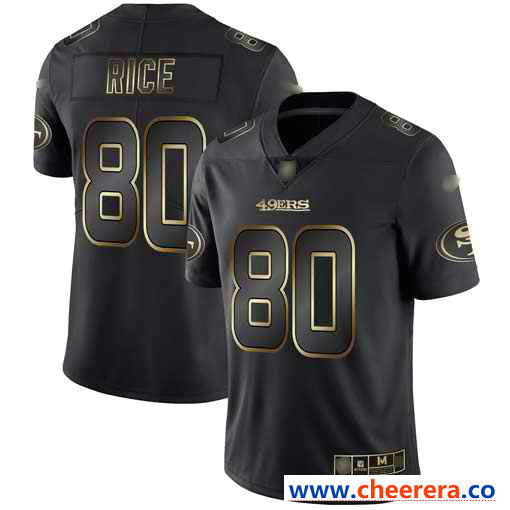 Nike Jerry Rice San Francisco 49ers black Vapor jersey