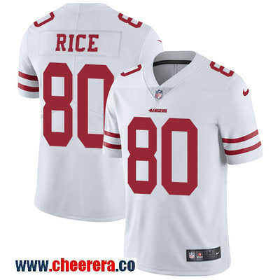 Nike Jerry Rice San Francisco 49ers white Vapor jersey