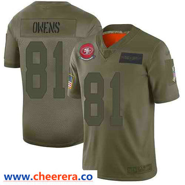 Nike Terrell Owens San Francisco 49ers camo Salute To Service jersey