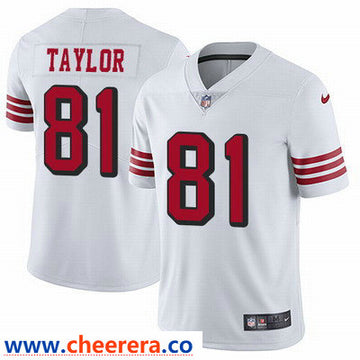 Nike Trent Taylor San Francisco 49ers white Vapor jersey