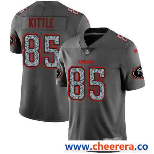 Nike George Kittle San Francisco 49ers gray Vapor jersey