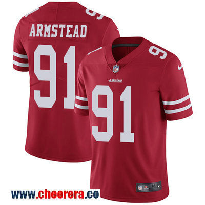 Nike Arik Armstead San Francisco 49ers red Vapor jersey